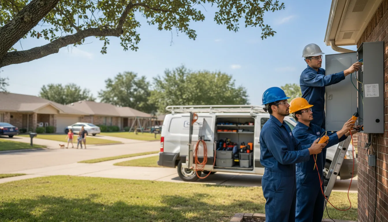 Certified electrician providing emergency electrical services in Reading, MN